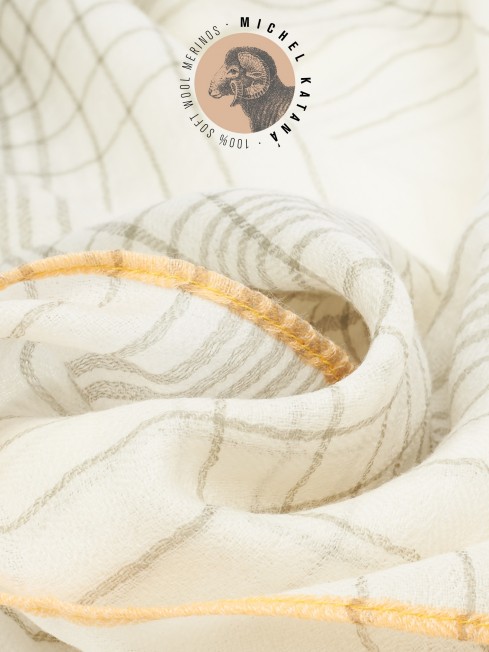 Палантин Унисекс Tq.W40_24DMW-7.1/CREAM